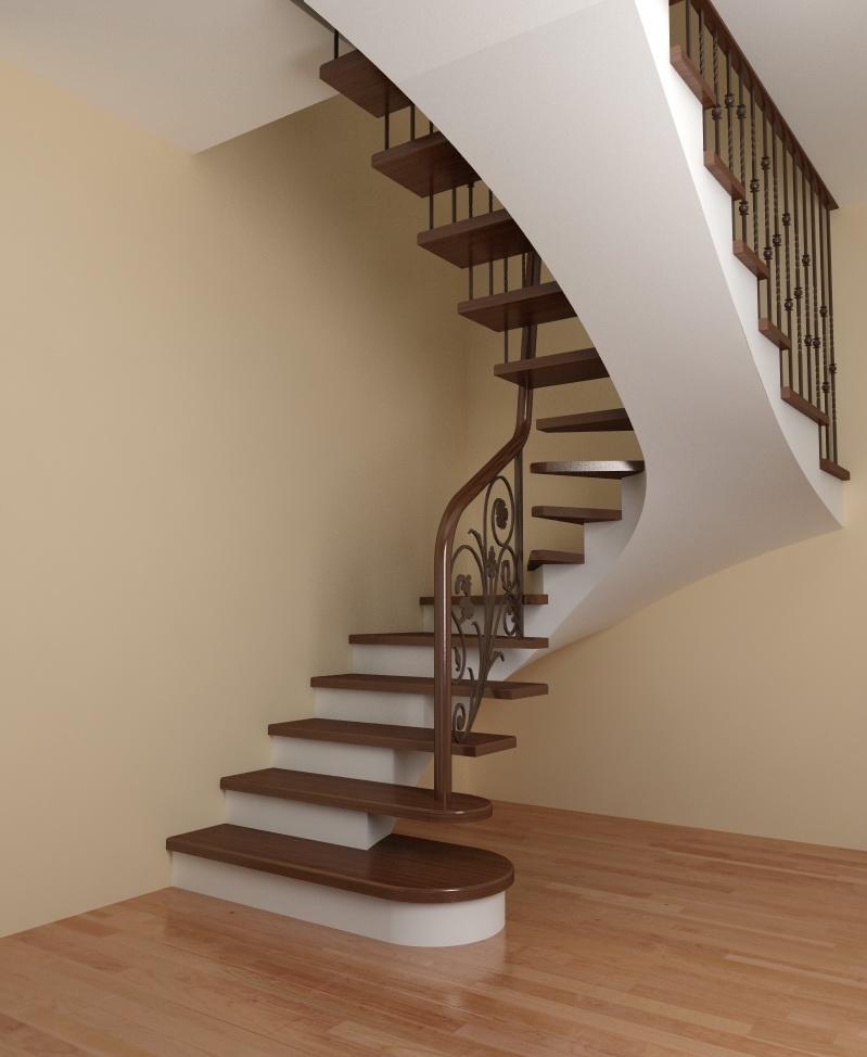 проект бетонной лестницы