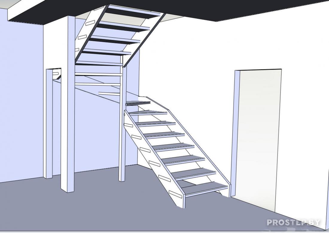 Предварительный проект лестницы