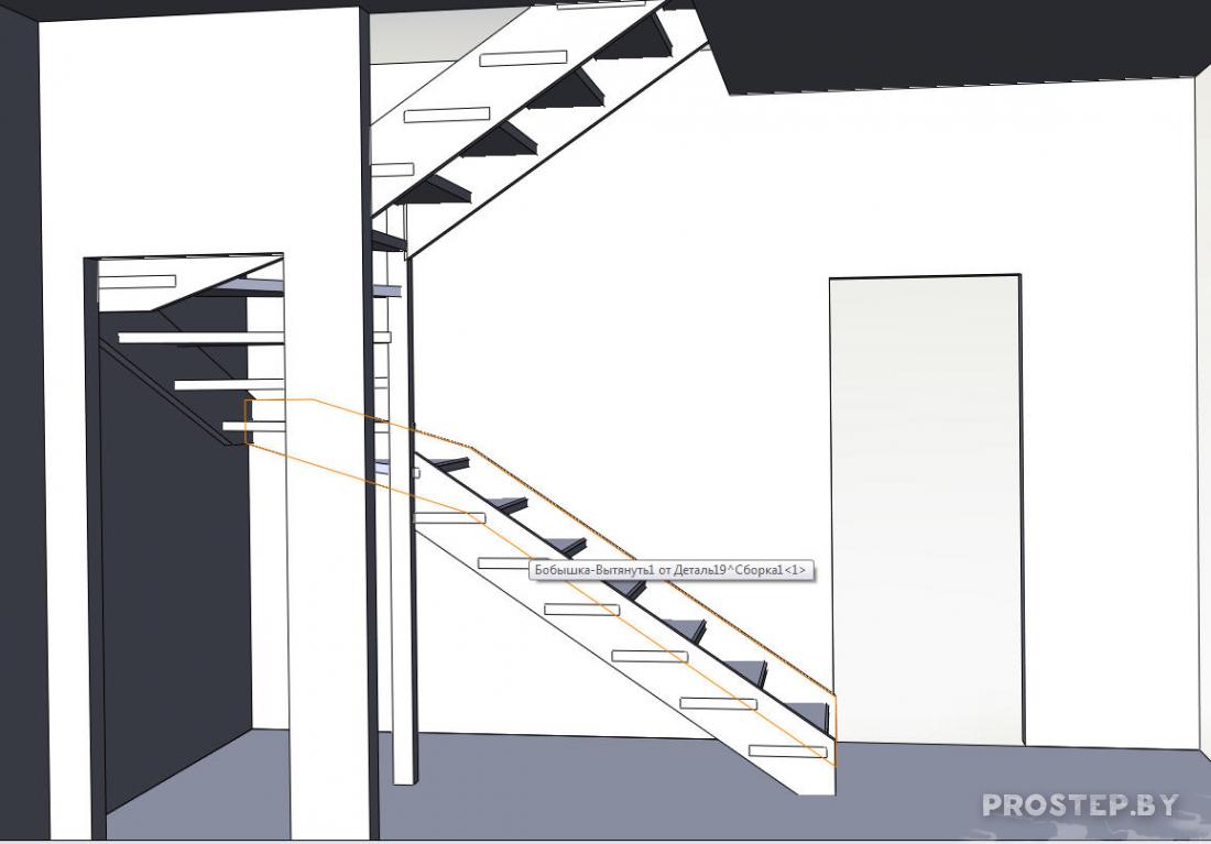 Предварительный проект лестницы